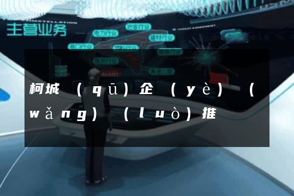 柯城區(qū)企業(yè)網(wǎng)絡(luò)推廣