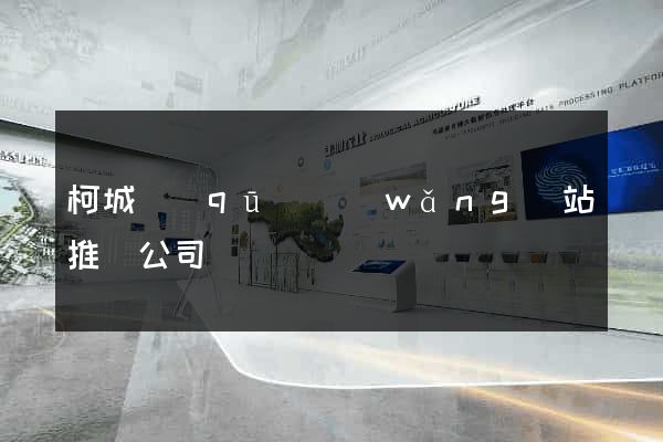 柯城區(qū)網(wǎng)站推廣公司