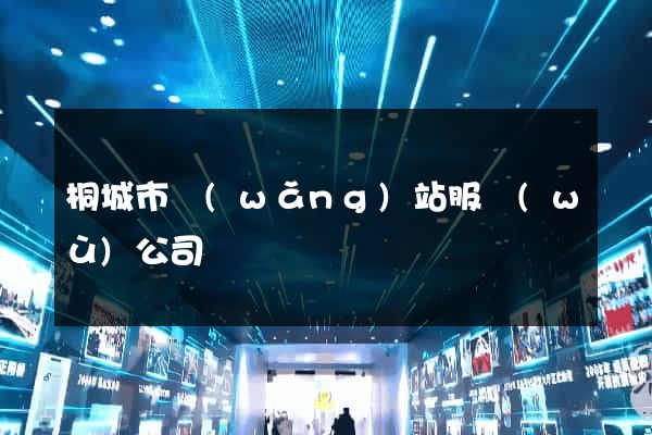 桐城市網(wǎng)站服務(wù)公司