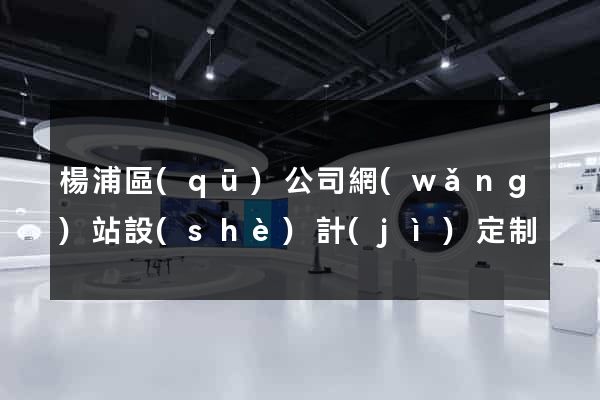 楊浦區(qū)公司網(wǎng)站設(shè)計(jì)定制
