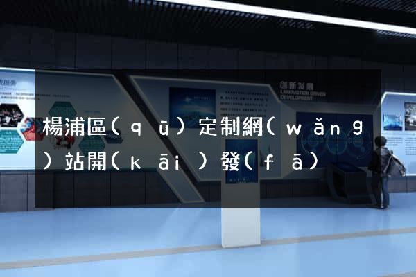 楊浦區(qū)定制網(wǎng)站開(kāi)發(fā)