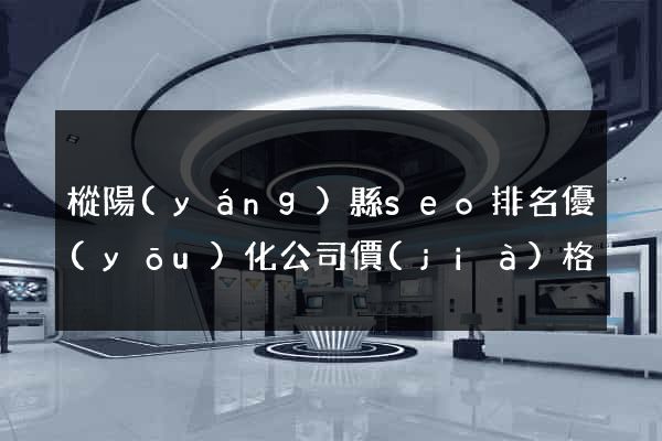 樅陽(yáng)縣seo排名優(yōu)化公司價(jià)格