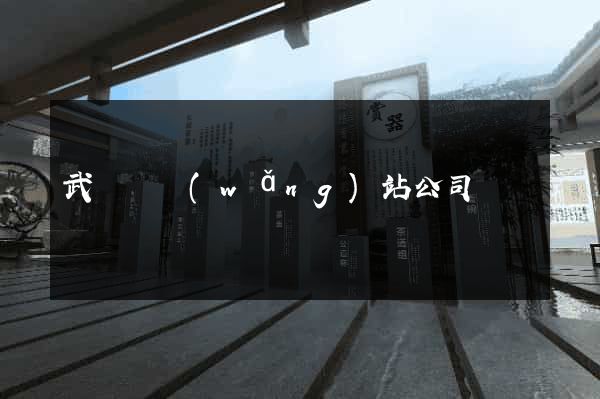 武義縣網(wǎng)站公司