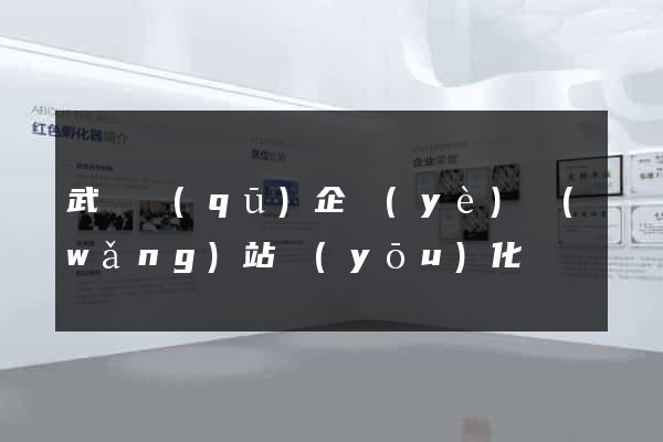 武進區(qū)企業(yè)網(wǎng)站優(yōu)化