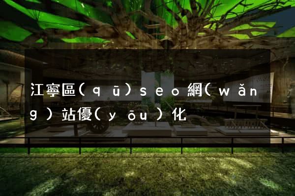 江寧區(qū)seo網(wǎng)站優(yōu)化