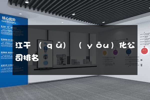 江干區(qū)優(yōu)化公司排名