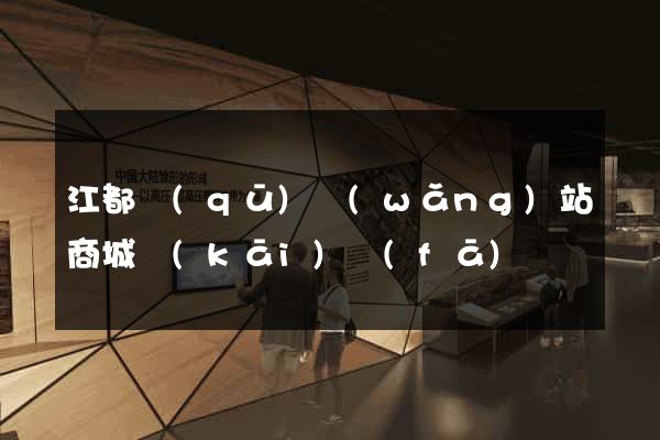 江都區(qū)網(wǎng)站商城開(kāi)發(fā)