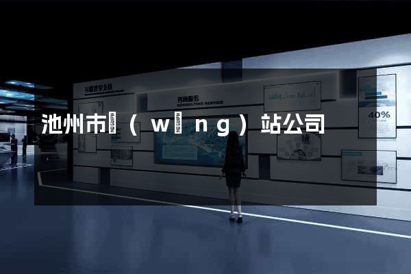 池州市網(wǎng)站公司