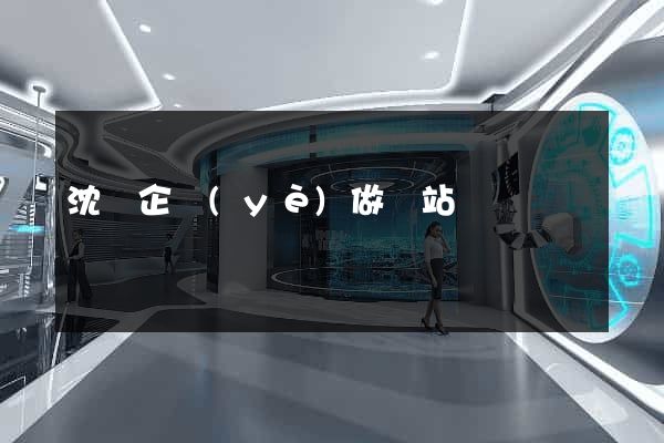 沈陽企業(yè)做網站