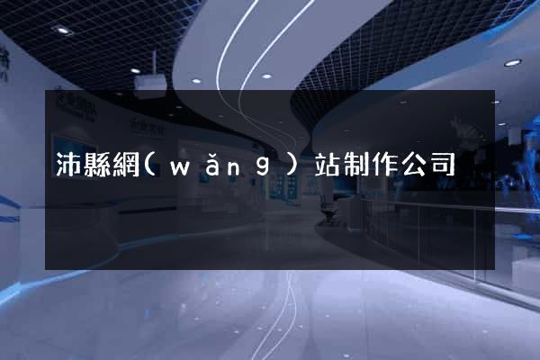 沛縣網(wǎng)站制作公司