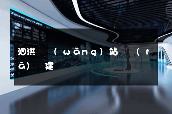 泗洪縣網(wǎng)站開發(fā)與建設