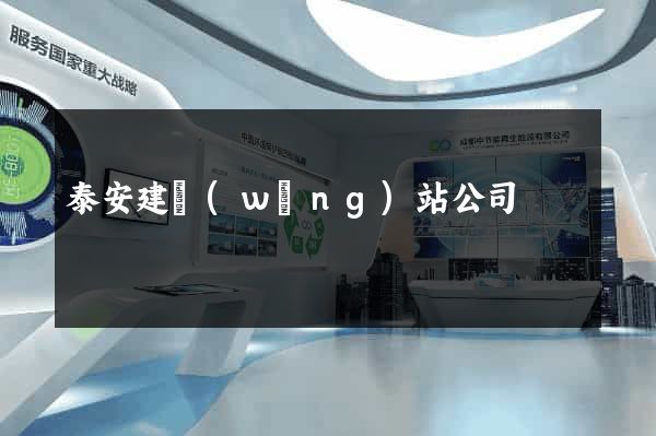 泰安建網(wǎng)站公司