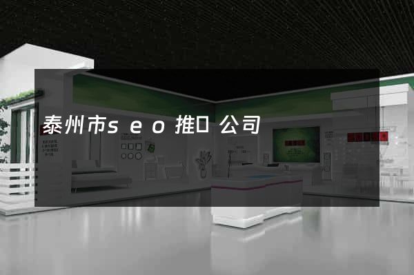 泰州市seo推廣公司