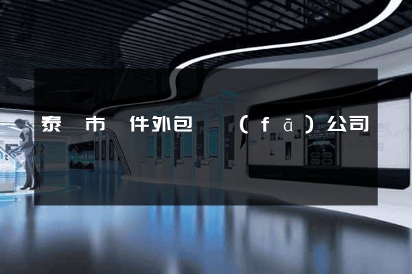 泰興市軟件外包開發(fā)公司