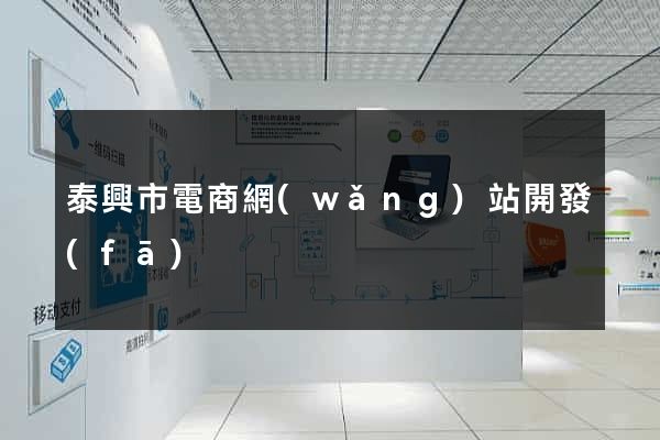 泰興市電商網(wǎng)站開發(fā)