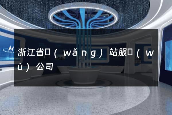 浙江省網(wǎng)站服務(wù)公司