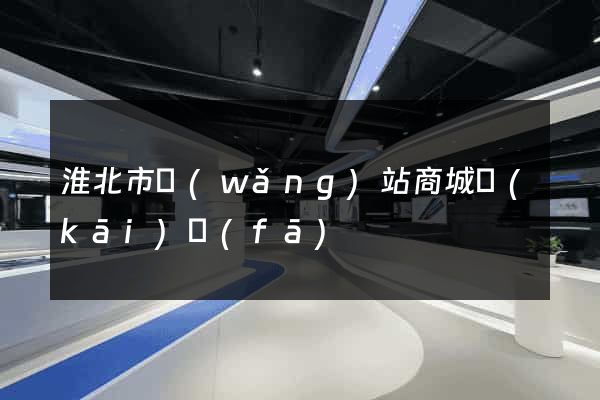淮北市網(wǎng)站商城開(kāi)發(fā)
