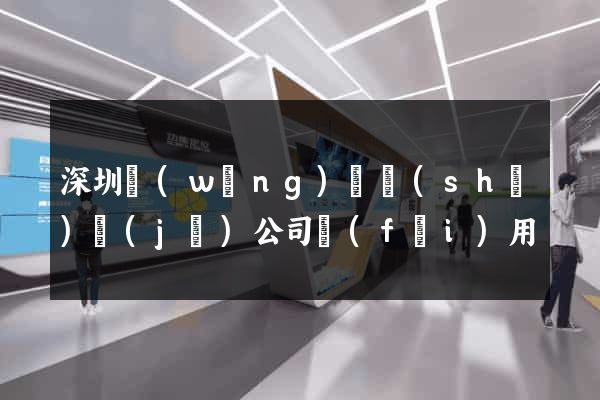 深圳網(wǎng)頁設(shè)計(jì)公司費(fèi)用