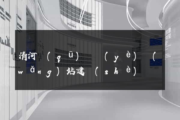 清河區(qū)專業(yè)網(wǎng)站建設(shè)