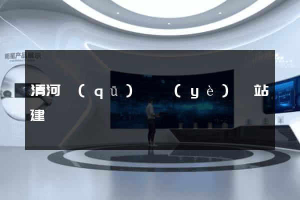 清河區(qū)專業(yè)網站建設