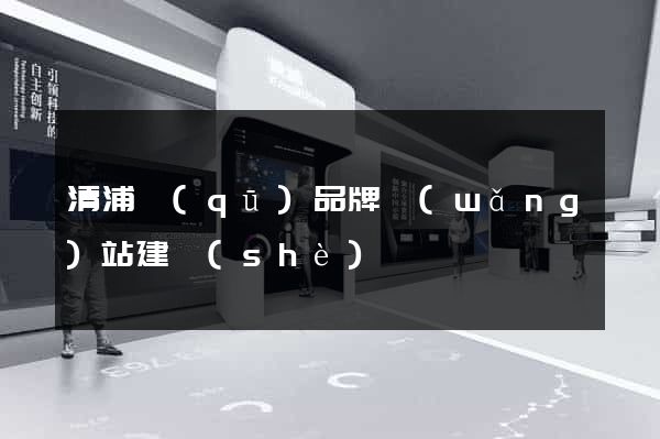 清浦區(qū)品牌網(wǎng)站建設(shè)