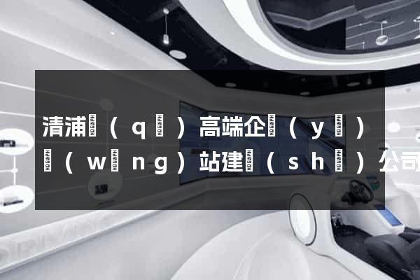 清浦區(qū)高端企業(yè)網(wǎng)站建設(shè)公司
