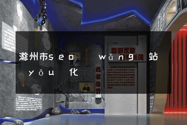 滁州市seo網(wǎng)站優(yōu)化