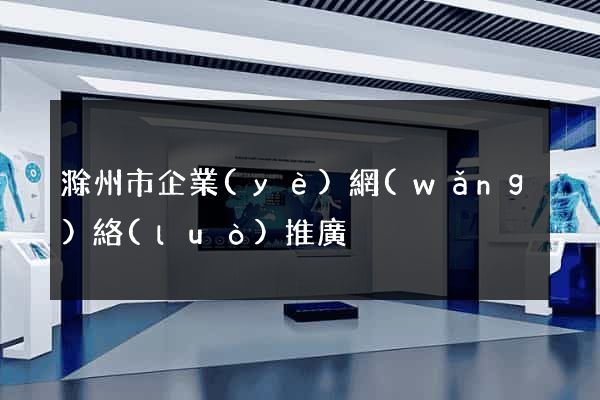 滁州市企業(yè)網(wǎng)絡(luò)推廣
