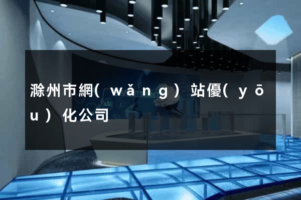 滁州市網(wǎng)站優(yōu)化公司
