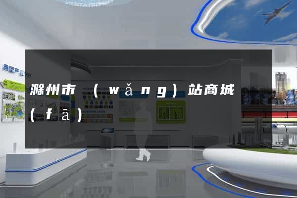 滁州市網(wǎng)站商城開發(fā)