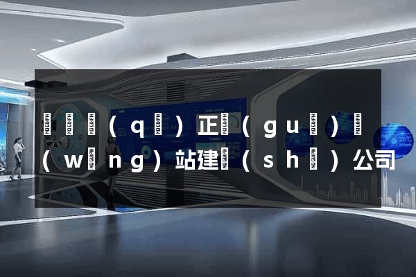 潁東區(qū)正規(guī)網(wǎng)站建設(shè)公司