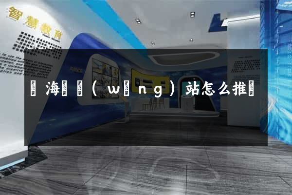 濱?？h網(wǎng)站怎么推廣
