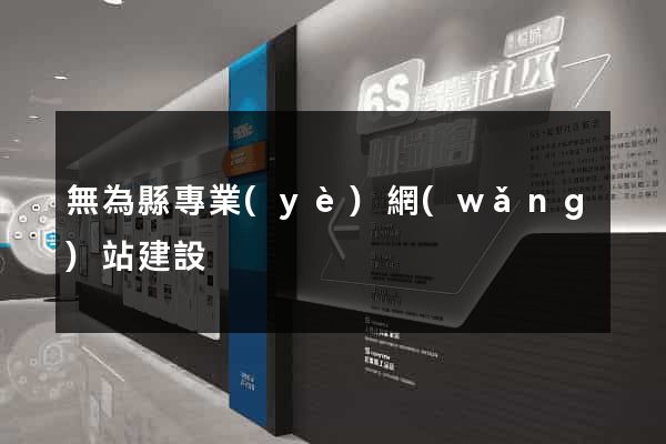 無為縣專業(yè)網(wǎng)站建設