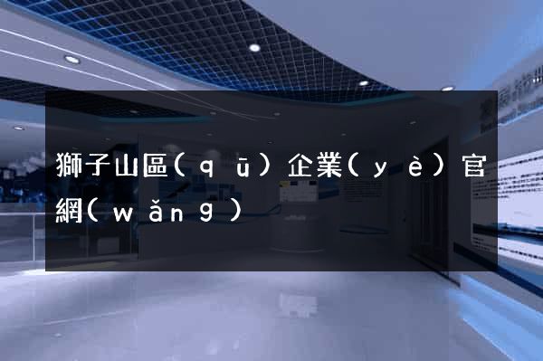 獅子山區(qū)企業(yè)官網(wǎng)