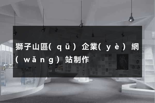 獅子山區(qū)企業(yè)網(wǎng)站制作
