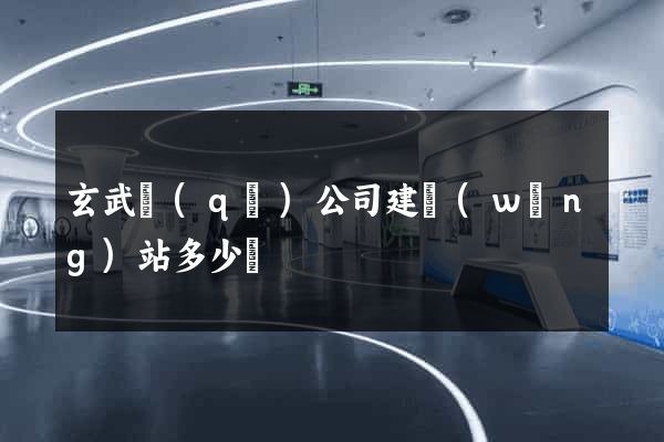 玄武區(qū)公司建網(wǎng)站多少錢