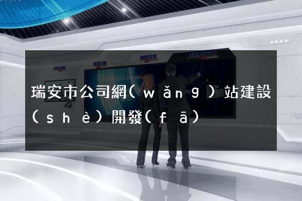 瑞安市公司網(wǎng)站建設(shè)開發(fā)