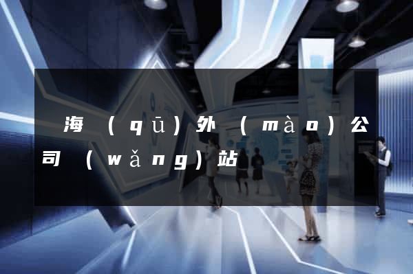 瑤海區(qū)外貿(mào)公司網(wǎng)站