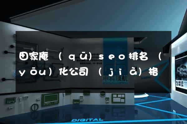 田家庵區(qū)seo排名優(yōu)化公司價(jià)格