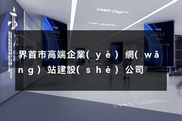 界首市高端企業(yè)網(wǎng)站建設(shè)公司