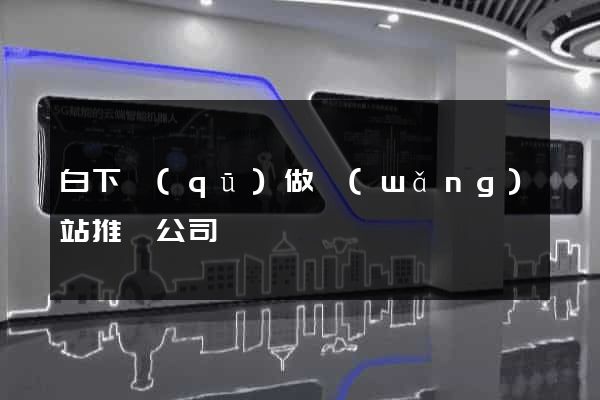 白下區(qū)做網(wǎng)站推廣公司