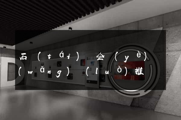石臺(tái)縣企業(yè)網(wǎng)絡(luò)推廣