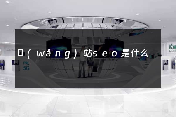 網(wǎng)站seo是什么