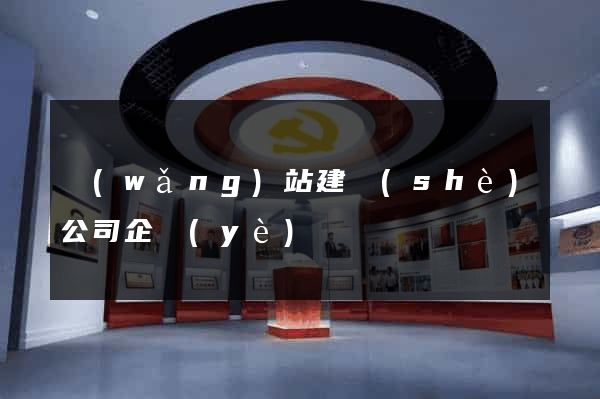 網(wǎng)站建設(shè)公司企業(yè)