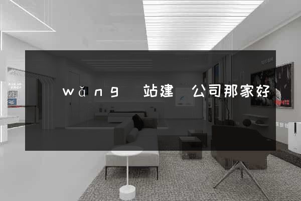 網(wǎng)站建設公司那家好