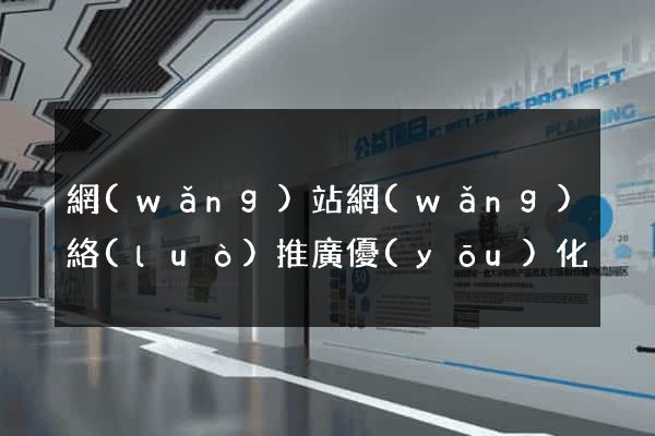 網(wǎng)站網(wǎng)絡(luò)推廣優(yōu)化