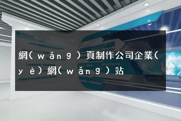 網(wǎng)頁制作公司企業(yè)網(wǎng)站