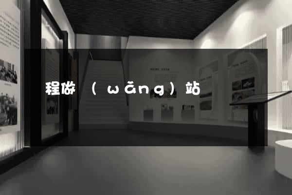 編程做網(wǎng)站