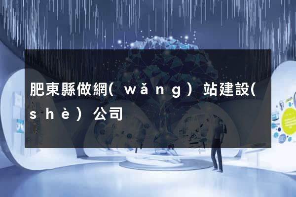 肥東縣做網(wǎng)站建設(shè)公司