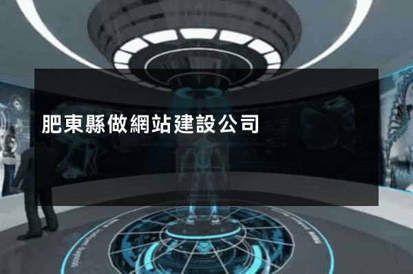 肥東縣做網站建設公司